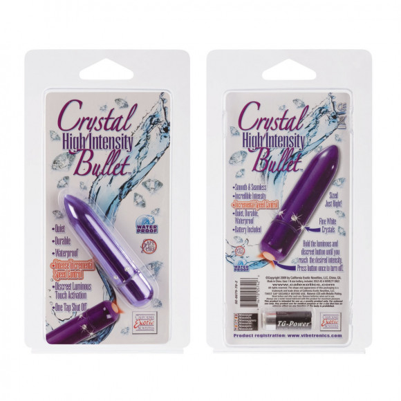 Фиолетовая вибропуля с кристаллами High Intensity Purple Фиолетовая вибропуля с кристаллами High Intensity Purple