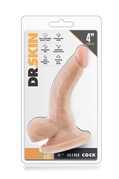 Телесный анальный фаллоимитатор 4 Inch Mini Cock - 12 см. Телесный анальный фаллоимитатор 4 Inch Mini Cock - 12 см.
