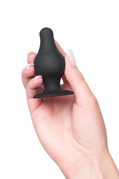 Черная анальная втулка Spade S - 8 см. Черная анальная втулка Spade S - 8 см.