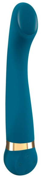 Бирюзовый вибромассажер с температурными режимами Hot n Cold Vibrator - 21,6 см. Бирюзовый вибромассажер с температурными режимами Hot n Cold Vibrator - 21,6 см.