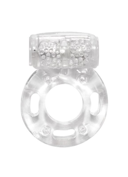 Прозрачное эрекционное кольцо с вибрацией Rings Axle-pin Прозрачное эрекционное кольцо с вибрацией Rings Axle-pin