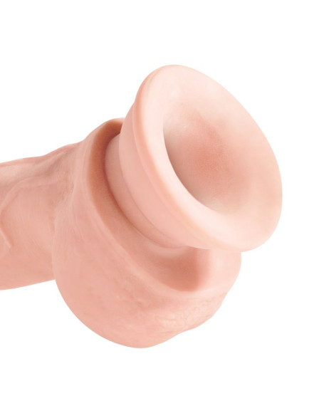 Телесный фаллоимитатор на присоске 8 Triple Density Fat Cock with Balls - 24,1 см. Телесный фаллоимитатор на присоске 8 Triple Density Fat Cock with Balls - 24,1 см.