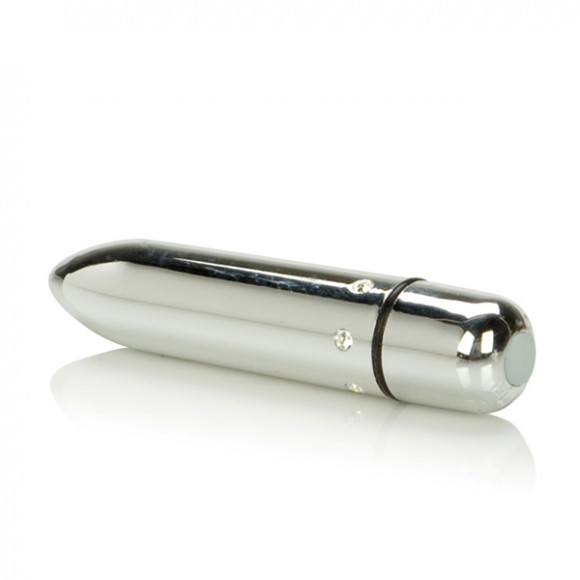 Серебристая вибропуля с кристаллами High Intensity Silver Серебристая вибропуля с кристаллами High Intensity Silver