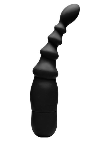 Чёрный вибромассажёр простаты MENZSTUFF P-SPOT REACH VIBE Чёрный вибромассажёр простаты MENZSTUFF P-SPOT REACH VIBE