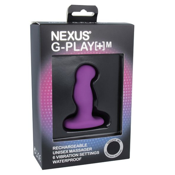 Фиолетовая вибровтулка Nexus G-Play+ M Фиолетовая вибровтулка Nexus G-Play+ M