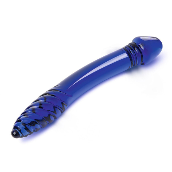 Синий двусторонний стеклянный стимулятор 11’’ Double-sided Glass Dildo For G-Spot P-Spot Stimulation - 28 см. Синий двусторонний стеклянный стимулятор 11’’ Double-sided Glass Dildo For G-Spot P-Spot Stimulation - 28 см.