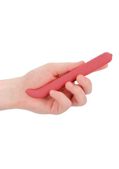 Розовый компактный вибростимулятор G-Spot Vibrator - 16 см. Розовый компактный вибростимулятор G-Spot Vibrator - 16 см.
