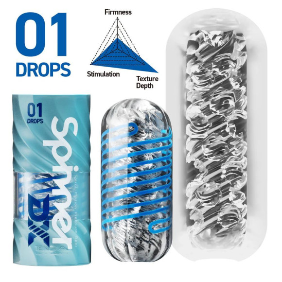Мастурбатор Tenga Spinner DX 01 Drops Мастурбатор Tenga Spinner DX 01 Drops