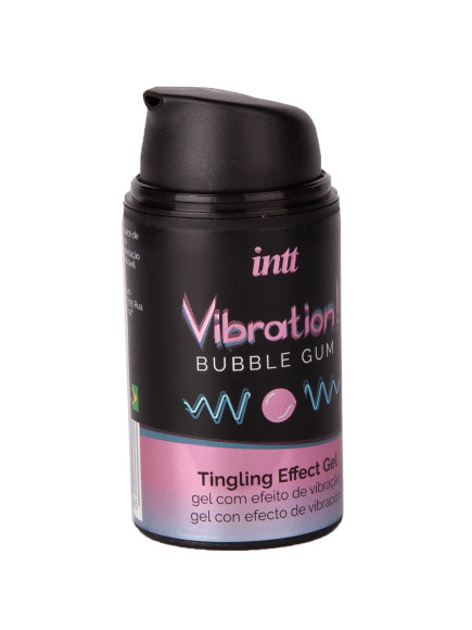 Жидкий интимный гель с эффектом вибрации Vibration! Bubble Gum - 15 мл. Жидкий интимный гель с эффектом вибрации Vibration! Bubble Gum - 15 мл.