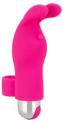 Розовая пулька-насадка на палец Finger Bunny - 8,25 см. Розовая пулька-насадка на палец Finger Bunny - 8,25 см.