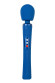 Синий вибромассажер Vim Vibrating Wand - 31,3 см. Синий вибромассажер Vim Vibrating Wand - 31,3 см.