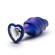 Фиолетовая анальная пробка с кристаллом-сердцем Matrix Bumped Bling Plug - 11,4 см. Фиолетовая анальная пробка с кристаллом-сердцем Matrix Bumped Bling Plug - 11,4 см.