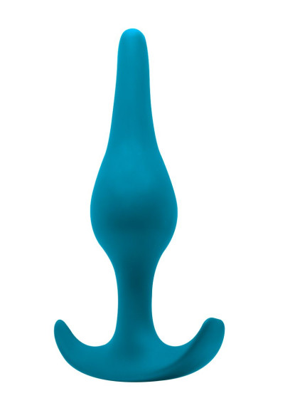 Бирюзовая анальная пробка Smooth - 12,5 см. Бирюзовая анальная пробка Smooth - 12,5 см.