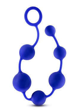 Синяя анальная цепочка 16 Inch Silicone Anal Beads - 40,6 см. Синяя анальная цепочка 16 Inch Silicone Anal Beads - 40,6 см.