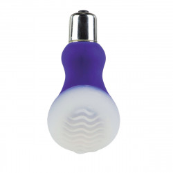Массажер фиолетового цвета со съемной насадкой для заморозки Posh Silicone Wave Массажер фиолетового цвета со съемной насадкой для заморозки Posh Silicone Wave