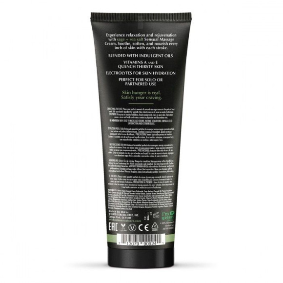 Массажный легкий крем WICKED Sage plus Sea Salt - 120 мл. Массажный легкий крем WICKED Sage plus Sea Salt - 120 мл.