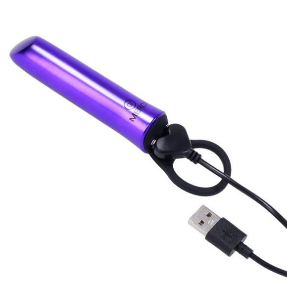 Мини-вибратор Merci Power Play со скошенным кончиком - 13,3 см. Мини-вибратор Merci Power Play со скошенным кончиком - 13,3 см.