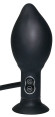 Анальный вибратор с функцией расширения True Black - 17 см. Анальный вибратор с функцией расширения True Black - 17 см.