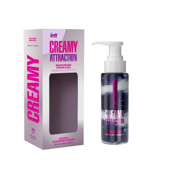 Увлажняющий крем-гель для тела с ароматом ежевики Creamy Attraction Blackberry - 100 мл. Увлажняющий крем-гель для тела с ароматом ежевики Creamy Attraction Blackberry - 100 мл.