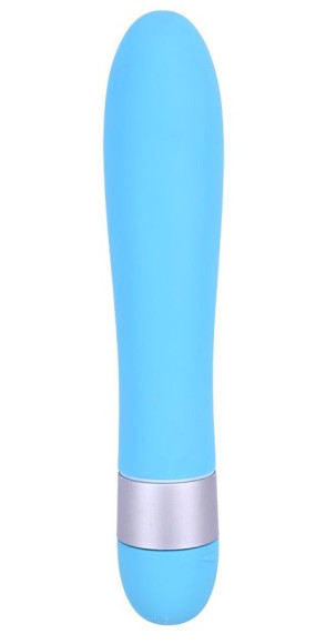 Голубой классический вибратор Precious Passion Vibrator - 17 см. Голубой классический вибратор Precious Passion Vibrator - 17 см.