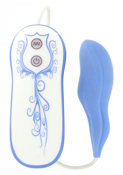 Голубой силиконовый стимулятор VIBE THERAPY DISCERNER Голубой силиконовый стимулятор VIBE THERAPY DISCERNER