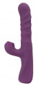 Фиолетовый вибратор-кролик с функцией постукивания и фрикциями 3 Function Rabbit Vibrator - 23,7 см. Фиолетовый вибратор-кролик с функцией постукивания и фрикциями 3 Function Rabbit Vibrator - 23,7 см.