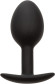 Черная анальная пробка из силикона Weighted Silicone Plug - 7,5 см. Черная анальная пробка из силикона Weighted Silicone Plug - 7,5 см.