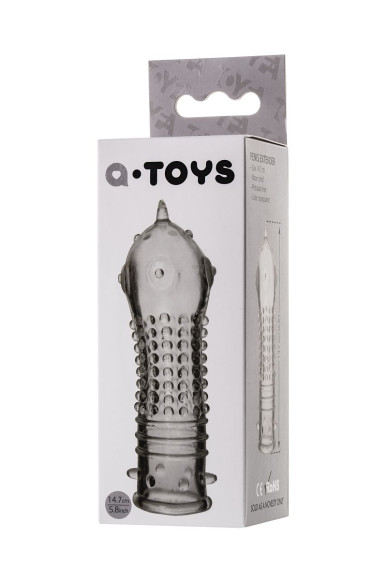 Прозрачная закрытая насадка на пенис TOYFA A-Toys - 14,7 см. Прозрачная закрытая насадка на пенис TOYFA A-Toys - 14,7 см.
