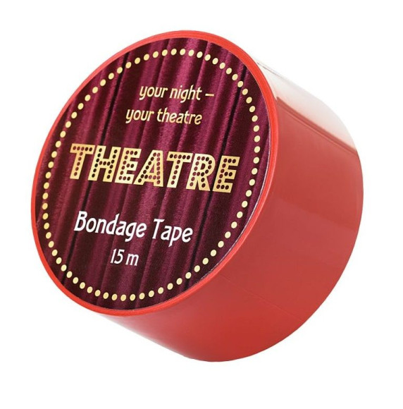 Красный бондажный скотч TOYFA Theatre - 15 м. Красный бондажный скотч TOYFA Theatre - 15 м.