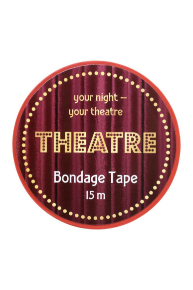 Красный бондажный скотч TOYFA Theatre - 15 м. Красный бондажный скотч TOYFA Theatre - 15 м.
