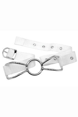 Расширитель для рта Asylum Patient Mouth Restraint with Metal Bit белого цвета Расширитель для рта Asylum Patient Mouth Restraint with Metal Bit белого цвета