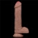 Коричневый фаллоимитатор 8 Dual Layered Silicone - 20,5 см. Коричневый фаллоимитатор 8 Dual Layered Silicone - 20,5 см.