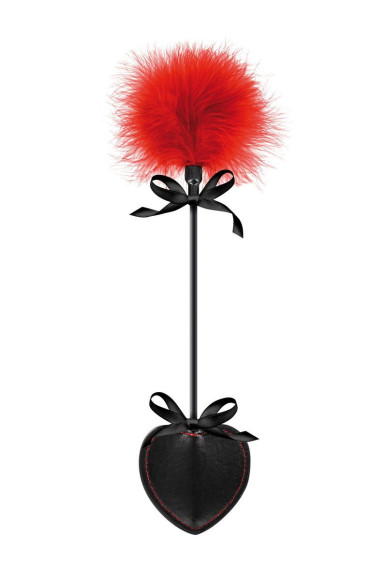 Стек с пуховкой Sweet Caress Feather Whip - 44 см. Стек с пуховкой Sweet Caress Feather Whip - 44 см.