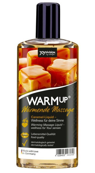 Разогревающее масло WARMup Caramel - 150 мл. Разогревающее масло WARMup Caramel - 150 мл.