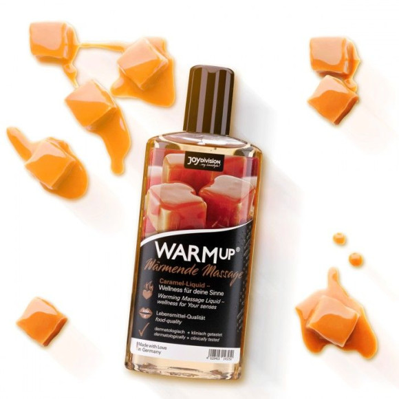 Разогревающее масло WARMup Caramel - 150 мл. Разогревающее масло WARMup Caramel - 150 мл.