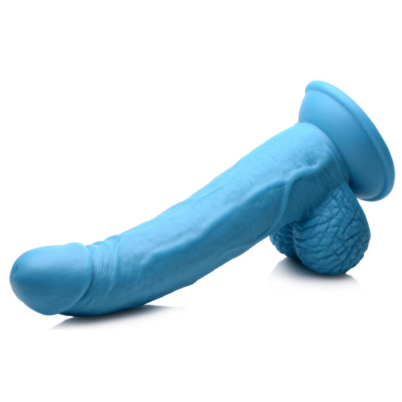 Голубой фаллоимитатор на присоске 7.5 Dildo with Balls - 21,5 см. Голубой фаллоимитатор на присоске 7.5 Dildo with Balls - 21,5 см.