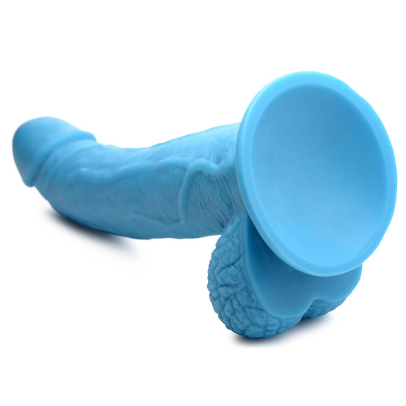 Голубой фаллоимитатор на присоске 7.5 Dildo with Balls - 21,5 см. Голубой фаллоимитатор на присоске 7.5 Dildo with Balls - 21,5 см.