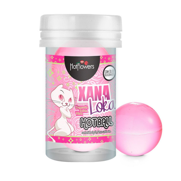 Лубрикант на силиконовой основе с эффектом вибрации Xana Loka Hot Ball (2 шарика по 3 гр.) Лубрикант на силиконовой основе с эффектом вибрации Xana Loka Hot Ball (2 шарика по 3 гр.)