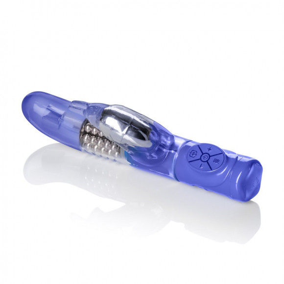 Фиолетовый вибромассажер ADVANCED G JACK RABBIT с загнутым кончиком - 22 см. Фиолетовый вибромассажер ADVANCED G JACK RABBIT с загнутым кончиком - 22 см.