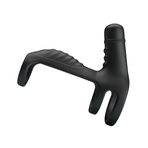 Черная вибронасадка на пенис Vibrating Penis Sling Черная вибронасадка на пенис Vibrating Penis Sling