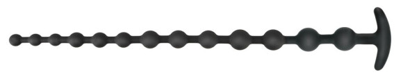 Черные анальные бусы Anal beads - 50 см. Черные анальные бусы Anal beads - 50 см.