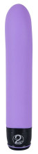 Фиолетовый вибратор G-точки Smile Genius - 20 см. Фиолетовый вибратор G-точки Smile Genius - 20 см.