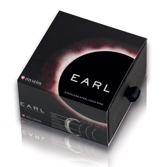 Матовое стальное эрекционное кольцо Earl - 5,5 см. Матовое стальное эрекционное кольцо Earl - 5,5 см.