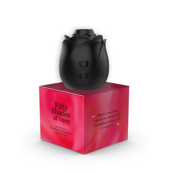 Черный клиторальный стимулятор Black Rose Silicone Clitoral Suction Черный клиторальный стимулятор Black Rose Silicone Clitoral Suction