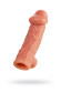Телесная насадка на фаллос с фиксацией мошонки Cock Sleeve 001 Size M - 15,6 см. Телесная насадка на фаллос с фиксацией мошонки Cock Sleeve 001 Size M - 15,6 см.
