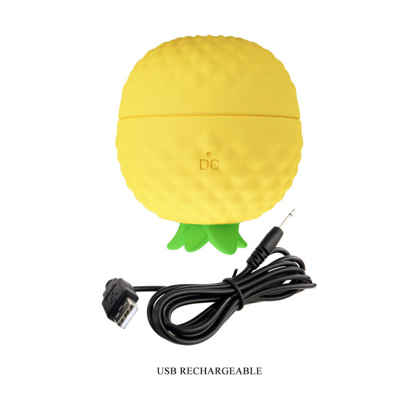 Желтый клиторальный стимулятор-ананас Pineapple Secret Желтый клиторальный стимулятор-ананас Pineapple Secret