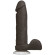 Темнокожий фаллоимитатор The Realistic Cock ULTRASKYN - 20,57 см.