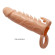Телесная удлиняющая насадка Penis Sleeve Emmitt - 17 см. Телесная удлиняющая насадка Penis Sleeve Emmitt - 17 см.