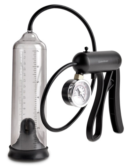 Вакуумная мужская помпа с датчиком давления Pro-Gauge Power Pump Вакуумная мужская помпа с датчиком давления Pro-Gauge Power Pump