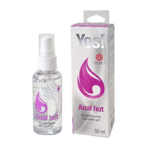 Согревающая силиконовая гель-смазка Yes Anal hot - 50 мл. Согревающая силиконовая гель-смазка Yes Anal hot - 50 мл.